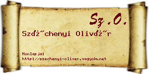 Széchenyi Olivér névjegykártya